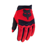 Fox Racing Youth Dirtpaw front view showing glove fit and cuff support