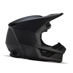 Fox Racing V Core MIPS magnetic visor close-up showing release mechanism for safety