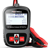 FOXWELL BT100 PRO front view showing compact tester for quick battery checks