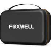 FOXWELL front view of protective carrying case showing secure closure and compact design