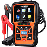 FOXWELL NT301 Plus front view showing compact design and 2.8 inch screen for quick diagnostics