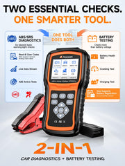 FOXWELL NT630 Pro back panel with vents and durable housing for workshop use