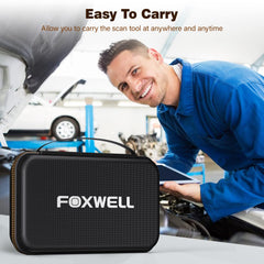 FOXWELL NT301 placed in case demonstrating snug fit and device protection