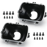 FQRANBO headlight bucket kit front packaging showing complete parts, easy replacement benefit