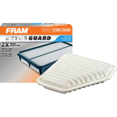 FRAM front view of CA10169 packaging showing product and benefit