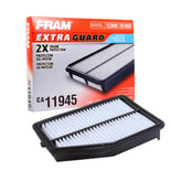 FRAM CA11945 front packaging showing product and fit benefits