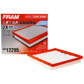 FRAM CA12295 front packaging showing product and benefits