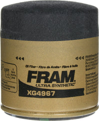 FRAM dual-layer media close-up showing filtration efficiency benefit