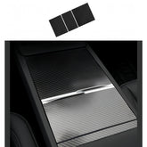 frani front view of center console wrap showing precise fit and protection