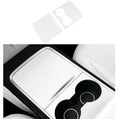 frani center console front view in white showing sleek protection and style