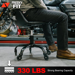 FreekyFit side profile highlighting wraparound back support and posture benefit