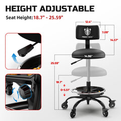 FREEKYROCK close-up of cushioned memory foam seat and waterproof cover, increases durability