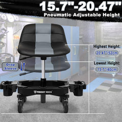 FREEKYROCK side profile with backrest displaying improved lumbar support benefit
