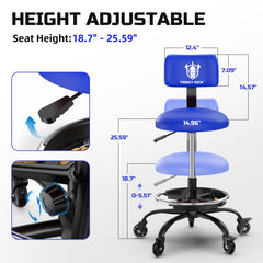 FREEKYROCK side profile showing backrest angle and ergonomic support
