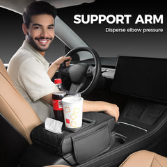 FREESOO integrated cup holders holding drinks securely to reduce spills