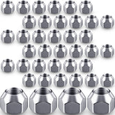 Frienda front view of 40-piece lug nut pack showing quantity and finish, durable supply