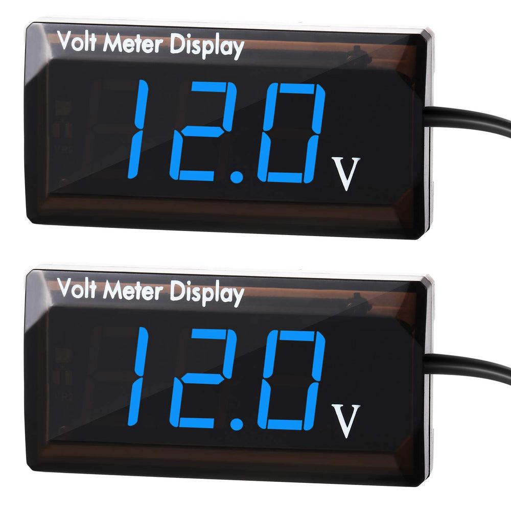 Frienda front panel blue LED voltmeter showing clear readout and quick status