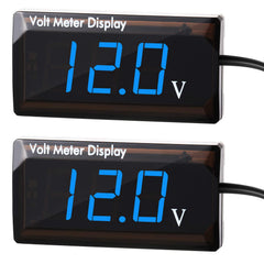 Frienda front panel blue LED voltmeter showing clear readout and quick status