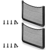 Frienda front view of framed bungee net pocket showing slim profile and frame benefit