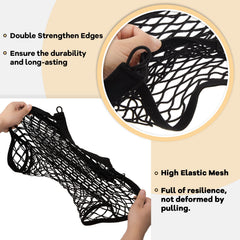 Frienda net mounted on boat bulkhead keeping gear organized benefit