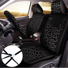 Frienda close-up of leopard steering wheel cover texture for improved grip