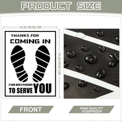 Frienda single mat flat lay showing full 20x15 inch size protection