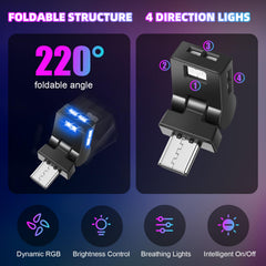 Frienda LED glow detail highlighting color options and soft diffusion