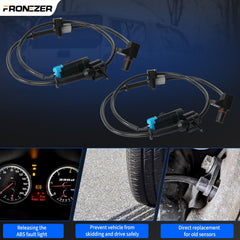 FRONEZER sensor installed on wheel hub demonstrating restore ABS function