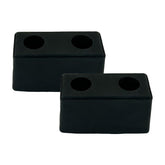 Fudatong front view of two bumpers showing compact protective profile and easy replacement