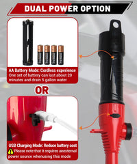 fuelio extended 36-inch hose displayed for reaching distant tank benefit