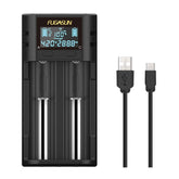 FUGASUN front view with LCD display showing charge status and easy monitoring