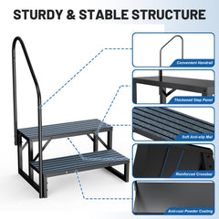 Fumingpal handrail detail showing ergonomic grip for steady support