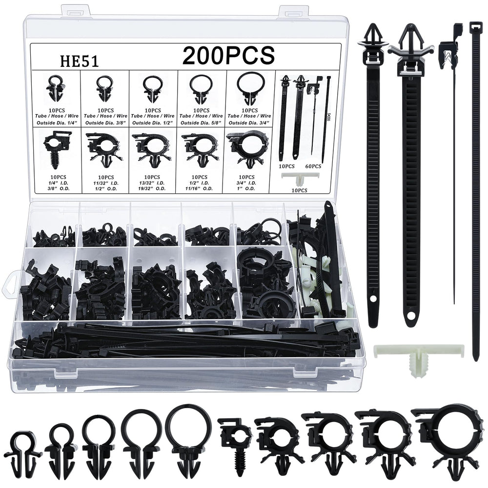 Funnymoom kit box front view showing all compartments and organized fasteners for quick access