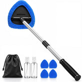 FurnisHIQ front view of cleaner kit showing handle and pads for easy reach