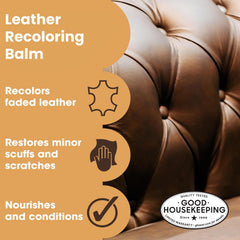 Furniture Clinic open jar showing creamy texture for smooth leather coverage