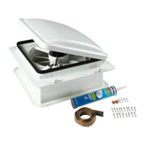 Furrion front view of flush-mount vent showcasing sleek low-profile design and curb appeal