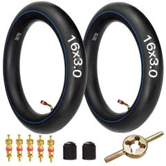 FVRITO front view of 2 pack inner tubes showing included accessories for reliable replacements