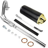 FVRITO front assembly in gold showing complete exhaust and benefit of full replacement