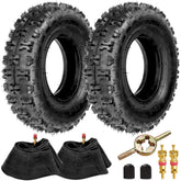FVRITO front view of two tires showing fit and ready replacement benefit