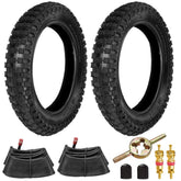 FVRITO front view of tire and tube kit showing contents and ready-to-install benefit