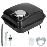 FVRITO front view fuel tank showing mounting positions and durable finish, improves reliability