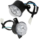 FVRITO front view headlight showing robust housing and clear lens for better visibility