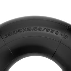 FVRITO inner tube mounted on an 8-inch rim showing correct installation benefit