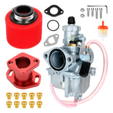 FVRITO VM22 carburetor front view showing throttle bore and mounting benefits