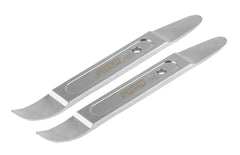 FWTW metal skin wedge front angled view showing both curved and straight pieces, durable construction benefit