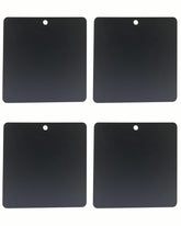 FYWZ front view of four adhesive magnetic pads, shows kit contents and benefit