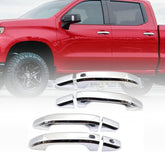 FZJDSD front chrome handle cover showing polished finish and protective benefit