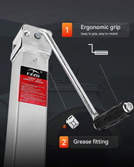 FZZD oversized base plate detail providing stability and better ground contact