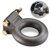 GADFISH pintle hitch front view showing robust forged-steel construction and secure design