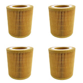 GaeaAuto front view of oil filter element showing fitment details and reliable replacement
